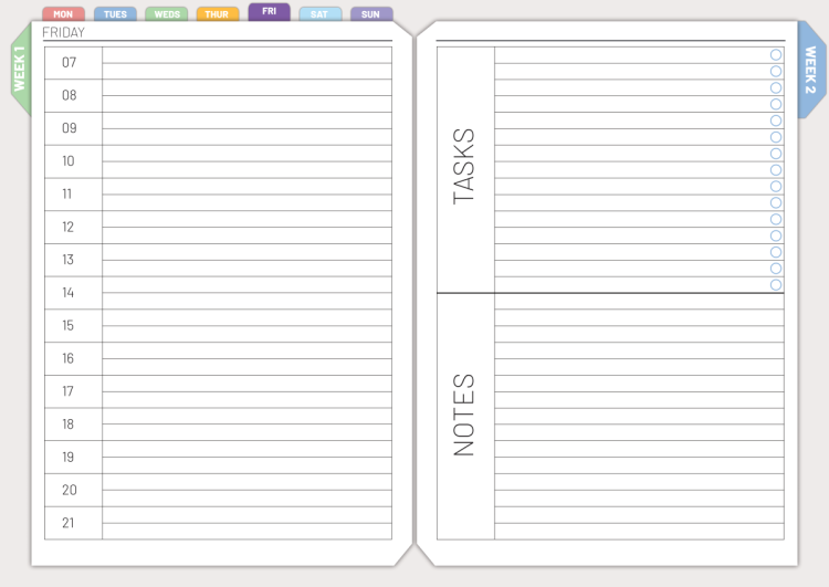 Free Digital PDF Planner | Undated - Image 5