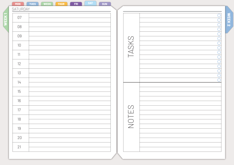 Free Digital PDF Planner | Undated - Image 4
