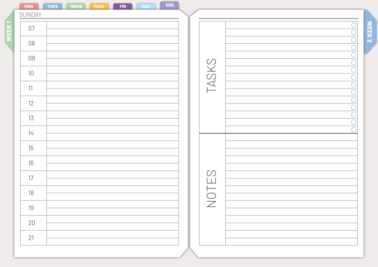 Free Digital PDF Planner | Undated - Image 3