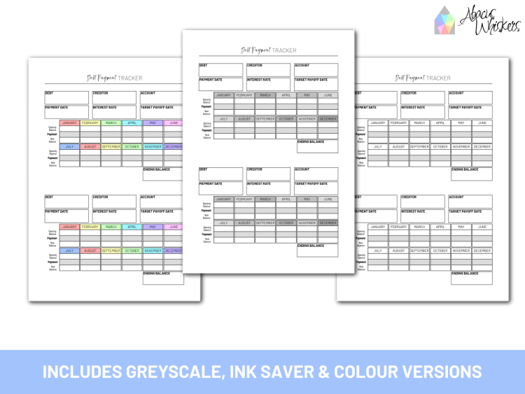 Finance Planner Printable Mega Bundle - Image 2