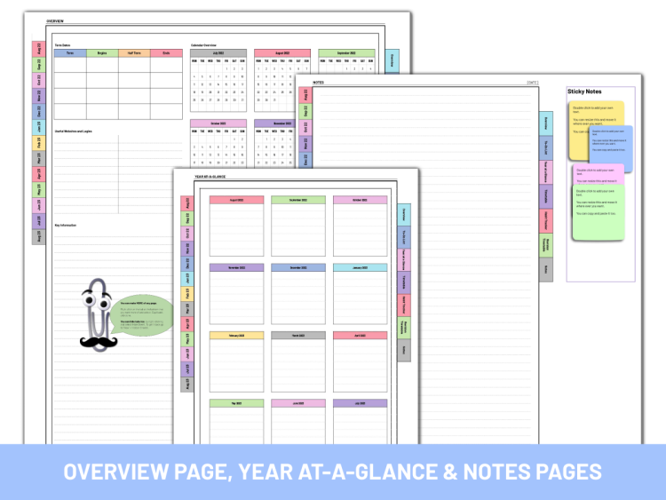 The Ultimate Editable Student Planner & Monthly Calendar | 2025/26 and beyond | Google Sheets Template - Image 5