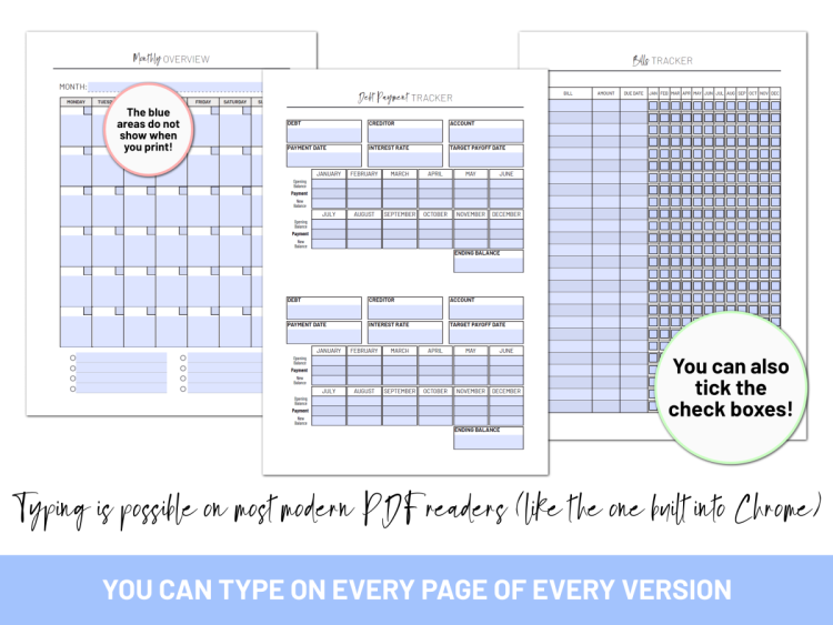 Finance Planner Printable Mega Bundle - Image 5