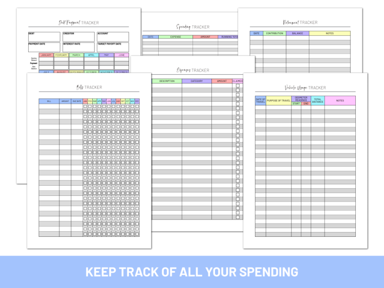 Finance Planner Printable Mega Bundle - Image 6