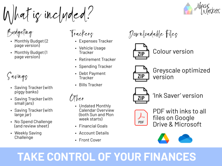 Finance Planner Printable Mega Bundle - Image 8