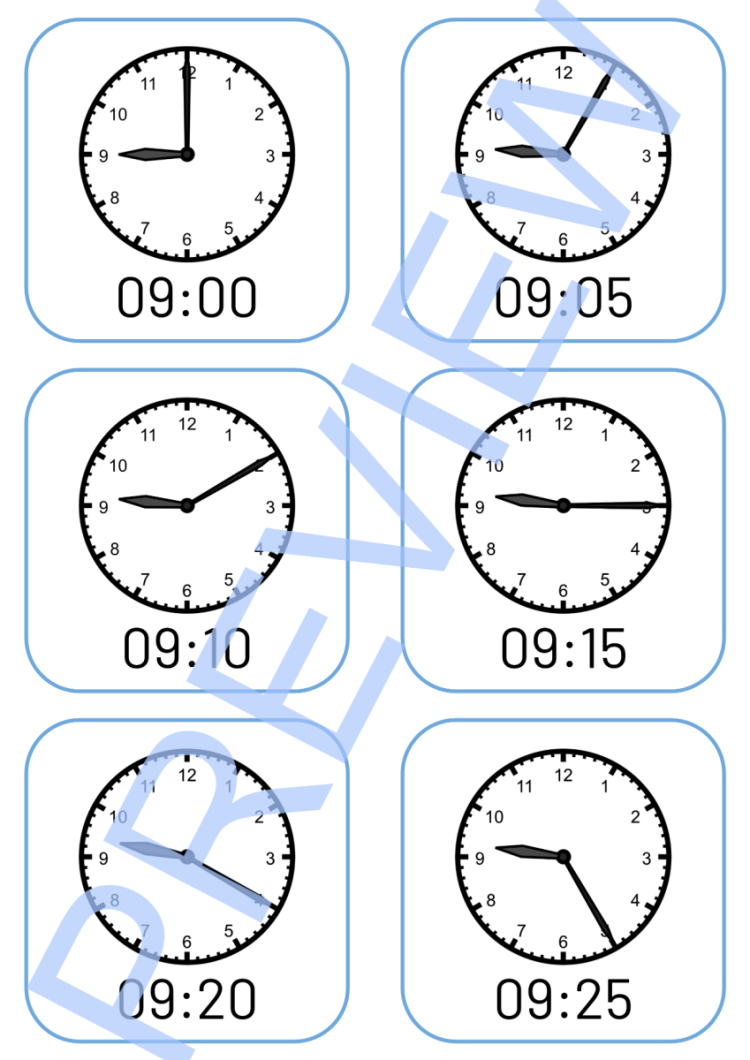 Visual Timetable | Analogue & Digital Clocks | Editable and PDF Print Versions - Image 10