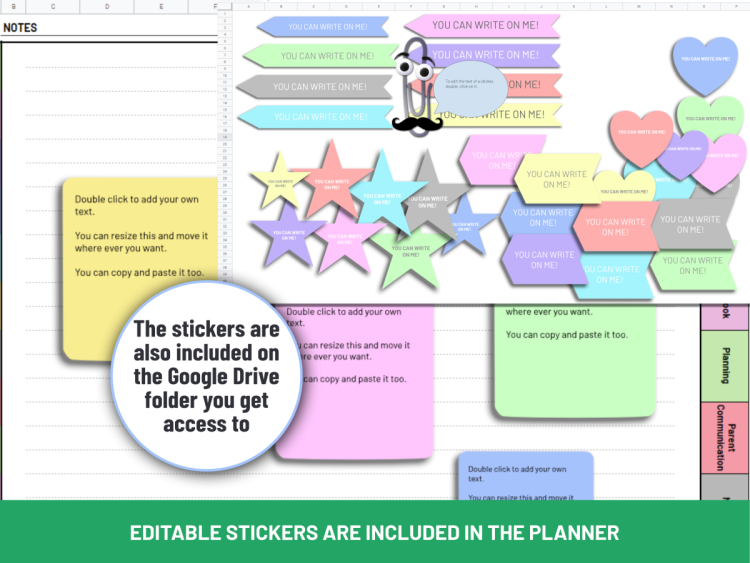 Ultimate Editable Teacher Planner on Google Sheets 2025/26 | Boost Organisation and Productivity - Image 2