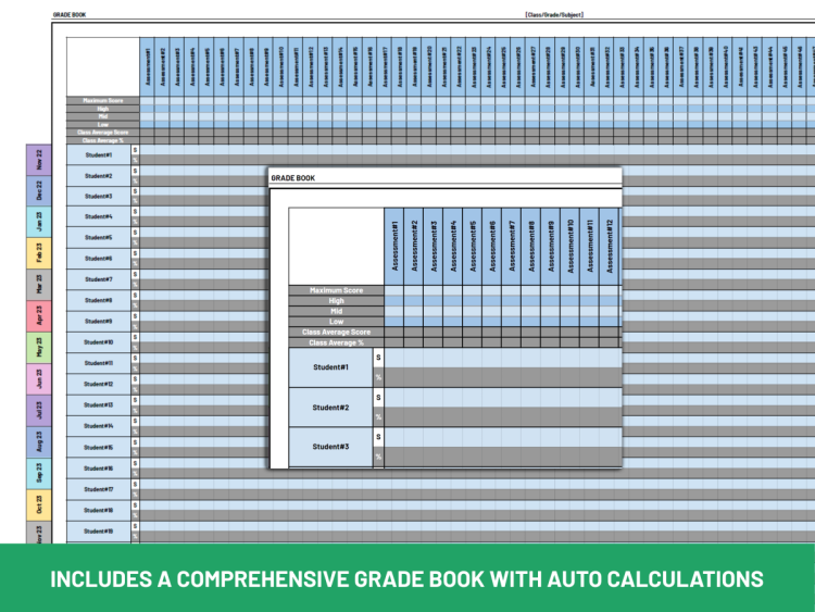 Ultimate Editable Teacher Planner 2025/26 | Microsoft Excel | Boost Organisation and Productivity - Image 6