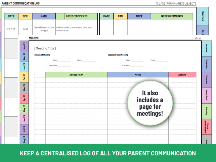 Ultimate Editable Teacher Planner 2025/26 | Microsoft Excel | Boost Organisation and Productivity - Image 8