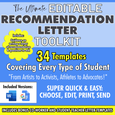 Ultimate Recommendation Letter Toolkit: Tailored Templates for Every Student