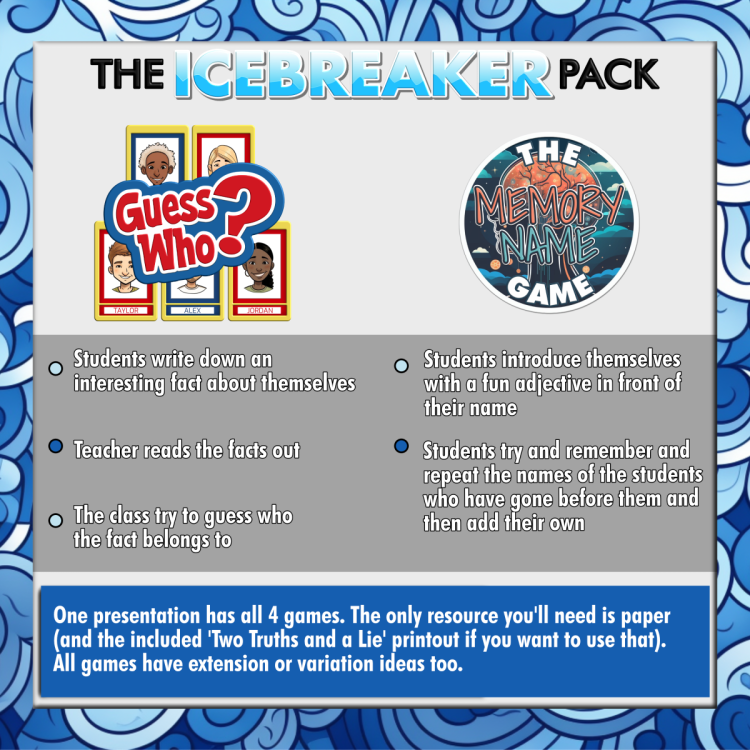 The Ultimate Icebreaker Pack: Engaging & No-Prep Classroom Activities! - Image 3